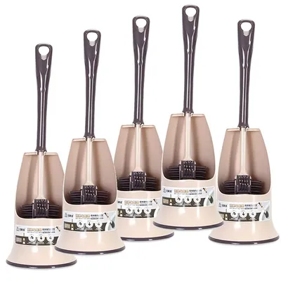 Zdjęcie produktu dla Szczotka do toalety, silikonowa, zestaw do czyszczenia toalety, szczotka do WC, zestaw 5 sztuk