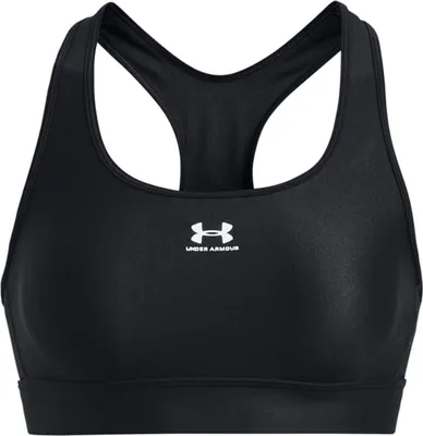 Obrázek produktu pro Under Armour Women's Armour Bra Mid Padless Black/White L Fitness spodní prádlo