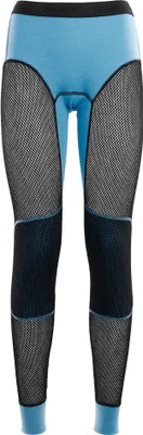 Produktbild von Aclima WoolNet Lange Unterhose Damen azure blue/jet black Größe L
