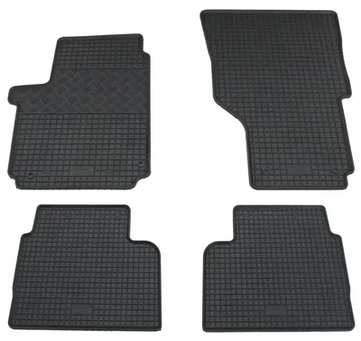 Gummifußmatten Set 4-teilig für VW Amarok (2011-), schwarz