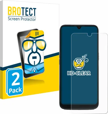 A product image showing packaging for screen protectors and a smartphone with a screen protector applied.