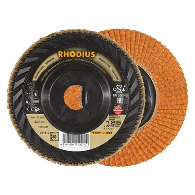 Obrázok produktu pre Rhodius 211412 JUMBO LONGLIFE TRIM Flap disc Stainless steel, Steel 10 pc(s)