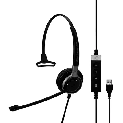 Obrázek produktu pro EPOS | IMPACT SC 630 USB ML, Kabel, Hovory/hudba, 50 - 18000 Hz, 59 g, Sluchátka s mikrofonem, Černá, Stříbrná