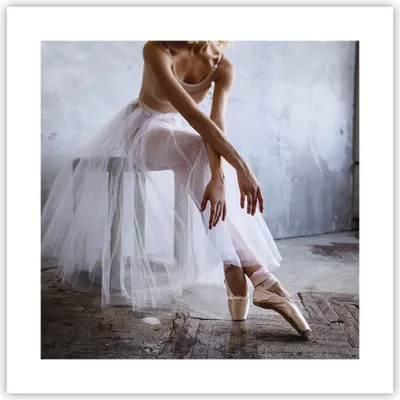 Produktbild von Poster - Poster ohne Rahmen - Ballerina Ballett Studio - 40x40 cm - Wand Bild - Wanddeko - Wandbilder - Kunstposter - Wandposter - Bilder - Kunstdruck - Wanddekoration - Wandbild - P2XAC40x40-4970