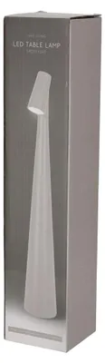 Obrázok produktu pre Stolná lampa Jens Living s LED reflektorom – farba taupe – výška 33,5 cm