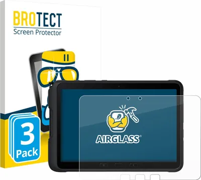 Produktbild von 3x BROTECT Schutzglas für Samsung Galaxy Tab Active 4 Pro Schutzfolie Panzer Folie Glas Display Schutz klar