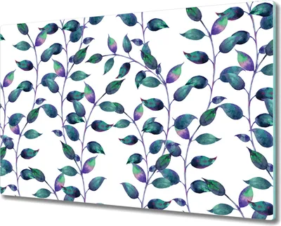 Produktbild von Glas Schneidebrett Herdabdeckplatten Schneideplatten - 80x52 cm - Märchenblätter