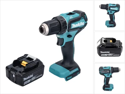 Obrázok produktu pre Akumulátorový vŕtací skrutkovač Makita DDF 485 G1 18 V 50 Nm bez kefiek + 1x akumulátor 6,0 Ah - bez nabíjačky