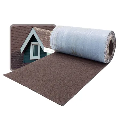Produktbild von DAPRONA Firstabdeckung für Bitumen Dachschindeln, selbstklebend, Braun 5m x 32cm Rolle, Dachpappe Schindeln für Gartenhaus, Carport & Vogelhaus- zur Dachabdichtung am First