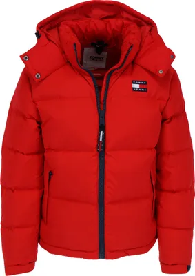 Produktbild von TOMMY JEANS TJW ALASKA PUFFER damska kurtka zimowa, rozmiar:S, Tommy Jeans kolory:Deep Crimson