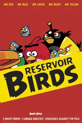 Produktbild von Angry Birds - Resevoir Birds Game - Poster Druck - Größe 61x91,5 cm