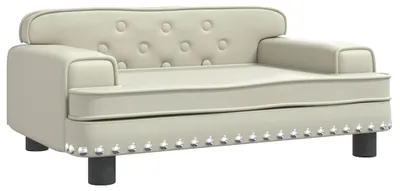 Immagine prodotto di vidaXL Letto per cani crema 70x45x30 cm in Pelle finta