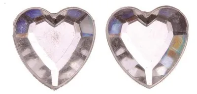Produktbild von Glorex Dekosteine Herzen, 12 mm, 75 Stück