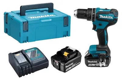 Image de Perceuse visseuse à percussion Brushless 2x3Ah 18V MAKITA DHP485RFJ en MAKPAC