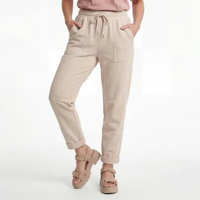 Produktbild von Jogginghose Damen Stretchhose aus Baumwolle 36 38 Freizeithose mit Taschen