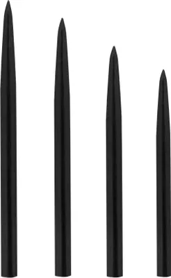 Produktbild von KOTO Pro Standard Dartspitzen Schwarz 3er Pack in verschiedenen Größen