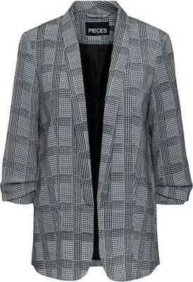 Produktbild von Pieces Boss 3/4 Printed Blazer Grau XL Frau Grau XL