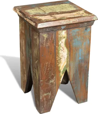 Image de Tabouret Vieux bois massif