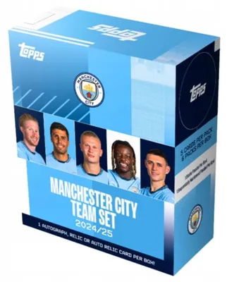 Obrázok produktu pre Topps Manchester City 2024/25 Team Set Football Cards