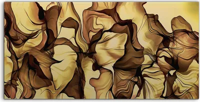 Produktbild von Coloray Canvas 100x50  Wandbild Leinwand Bilder Abstraktions Kunst Abstrakt Wellen