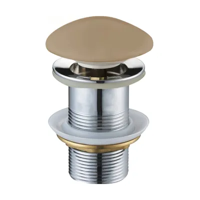 Produktbild von Mexen runder Klick-Klack-Stöpsel, Keramik cappuccino matt - 79910-64