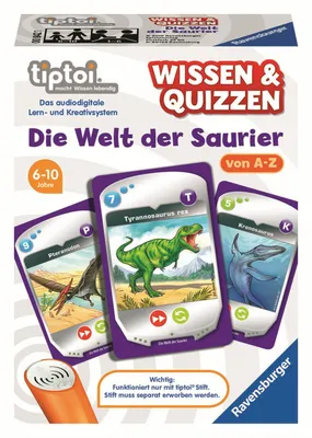 Produktbild von Wissen und Quizzen: Die Welt der Saurier Ravensburger 00842