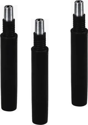 Produktbild von Gasdruckfeder 235mm für Bürostuhl – Schwarz – Drehbare Höhenverstellung mit Sicherheitsstopp für Drehstuhl / Chefsessel