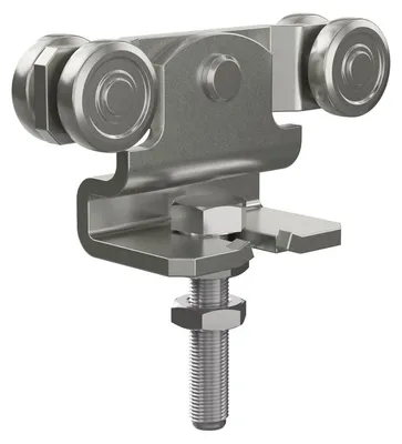 Obrázek produktu pro Válečkový mechanismus M16 145x52mm max. 200 kg dva páry pozinkovaná ocel 9244