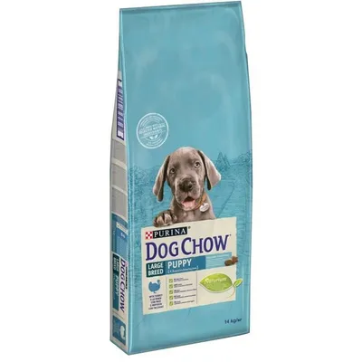 Produktbild von Purina Dog Chow Puppy Large Breed, Welpe, Truthahn, 14 kg