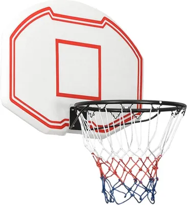 Produktbild von Basketballkorb Weiß 90x60x2 cm Polyethylen