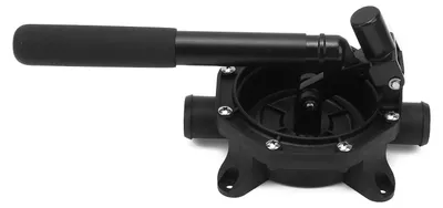 Image de Pompe de cale à membrane manuelle pour bateau, auto-amorçante, 2724 l/h (720 gph), à 2 positions, avec poignée en aluminium pour tuyau de 33 mm de diamètre