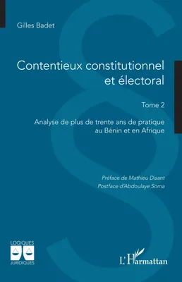 Produktbild von Contentieux constitutionnel et électoral