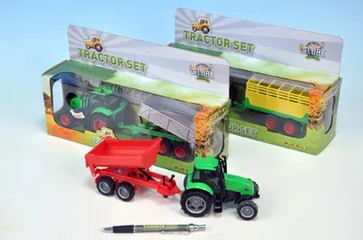Produktbild von Detský traktor s prívesom so svetlom a zvukom 1:32