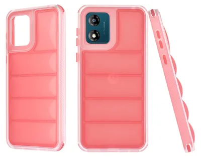 Produktbild von Techsuit Wave Shield Back Cover Hülle für Motorola Moto E13 - Rot