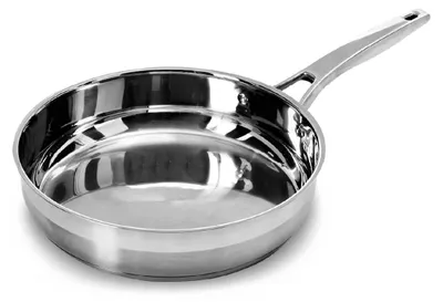 Edelstahl-Bratpfanne 24 cm, PFAS-frei, induktionsgeeignet