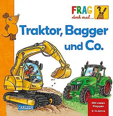 Immagine prodotto di Frag doch mal ... die Maus: Traktor, Bagger und Co.