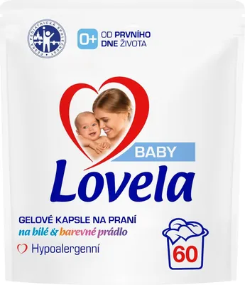 Obrázek produktu pro Kapsle na praní Lovela Baby, Hypoalergenní, 60 ks