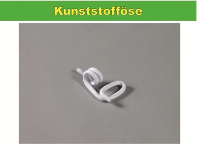 Produktbild von Kunststofföse für Kunststoffpfahl 19mm für Bänder bis 40mm weiß