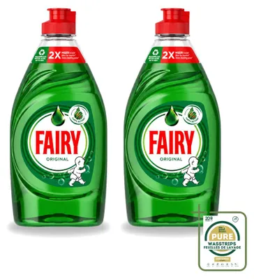 Produktbild von 2 x Fairy Original Spülmittel - 320 ml - Vorratspackung - 2 Stücke