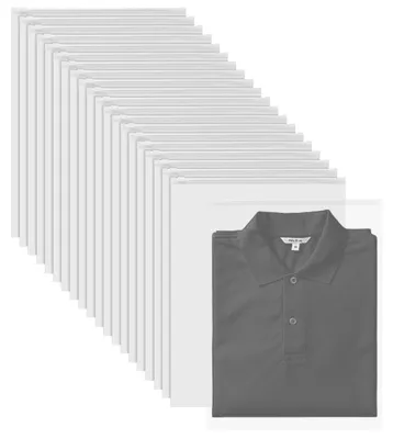 Produktbild von Solidchoice – 100 wiederverwendbare Zip-Beutel für Kleidung und Kosmetikartikel