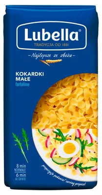 Obrázek produktu pro Lubella Těstoviny – malé mašličky Farfalline 400 g