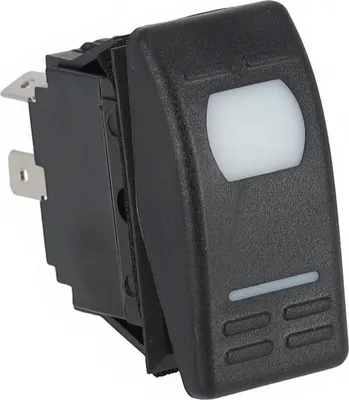 Produktbild von Kippschalter, ON / OFF, 12 V, LED, 4-polig, wasserdicht, Kunststoff