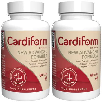Produktbild von Cardiform  - 120 Kapseln (2x 60 Kapseln), 2er Pack