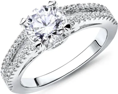 Produktbild von Hochwertiger JEWLIX Verlobungsring aus 925 Silber mit Zirkonia VR0032