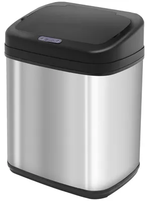 Produktbild von Sensor Mülleimer 20L Edelstahl Automatischer Mülleimer mit Bewegungssensor, Inneneimer 33 x 25 x 42,5 cm Silber+Schwarz