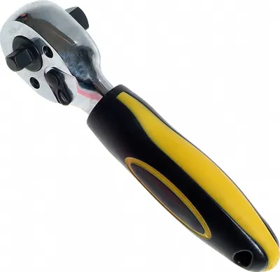 Produktbild von 2 in 1 MINI Umschaltknarre Ratsche RE + LI umschaltbar 1/4" 3/8" Feinverzahnung