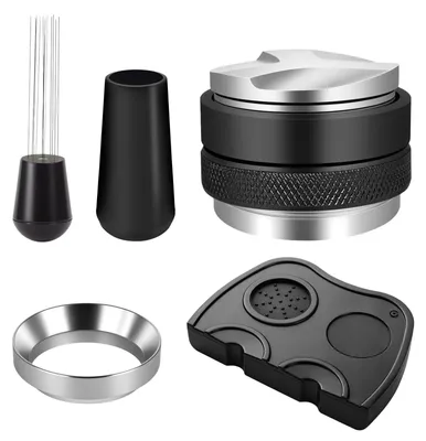 Barista-Zubehörset 51 mm mit Tamper, Dosierring & WDT-Werkzeug