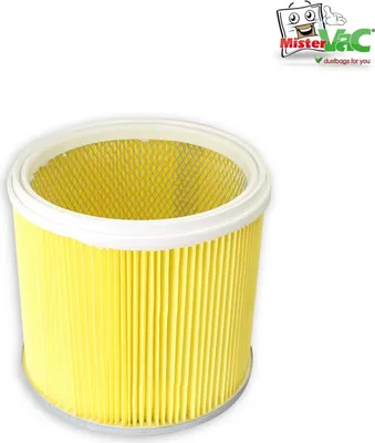 Produktbild von MisterVac Lamellenfilter Ersatzfilter kompatibel mit Bosch GAS 12-50 RF