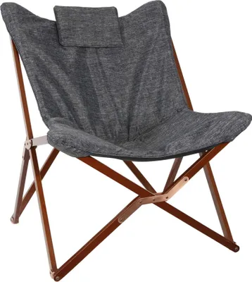 Produktbild von Lesli Living Schmetterlingsstuhl "Grey" grau meliert