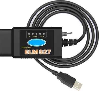 Obrázok produktu pre Systém OBD ELM327 V1.5 USB Diagnostický kábel pre poruchu automobilov s prepínačom (čierny)